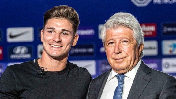 La desafiante frase del presidente del Atlético Madrid sobre el futuro de Julián Álvarez