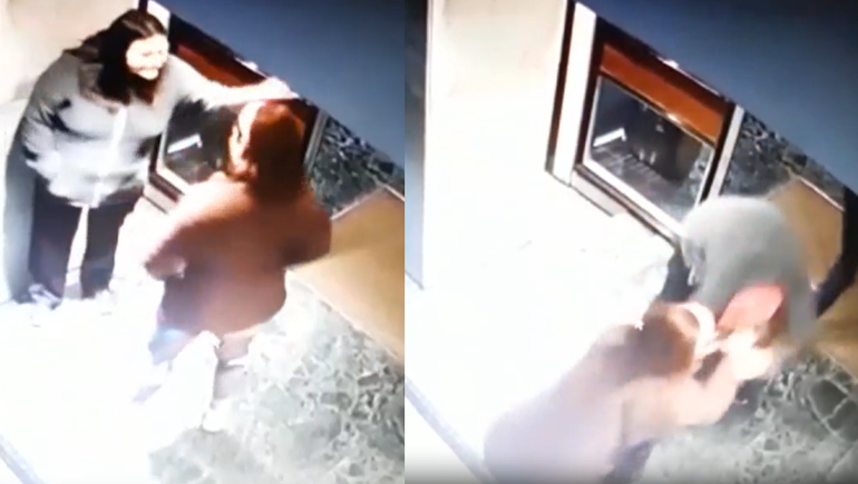 Video: la esposa de un diplomático a las piñas con una portera