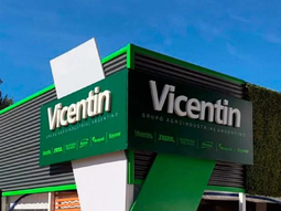 Entrada principal de Vicentin con silos al fondo, representando el corazón de la agroindustria en crisis y recuperación. Entrada principal de Vicentin con silos al fondo, representando el corazón de la agroindustria en crisis y recuperación.