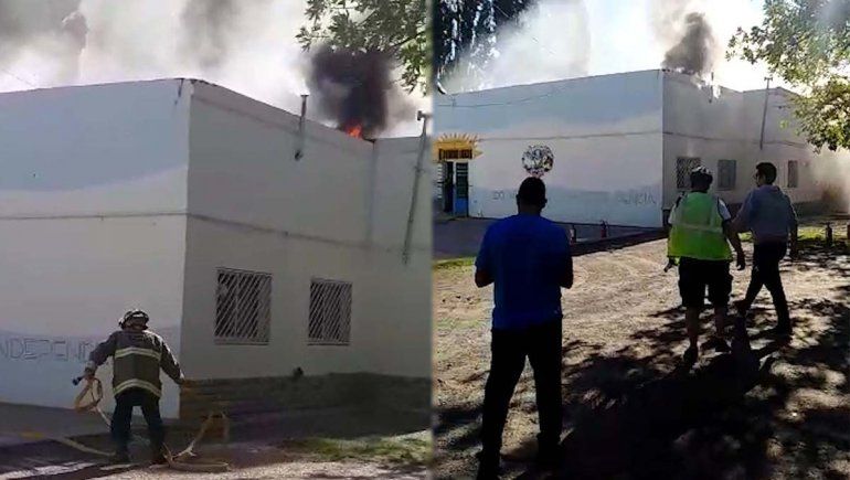 Plottier: se incendió una escuela con docentes en su interior