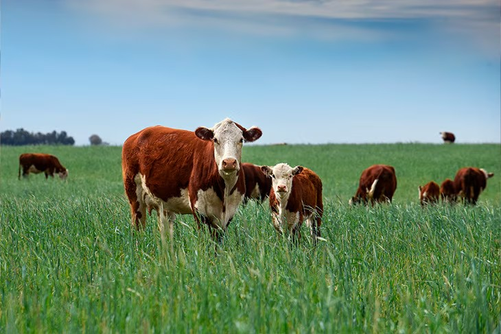 Obtener un kilo de carne requiere 15.000 litros. Foto: BBVA. Obtener un kilo de carne requiere 15.000 litros. Foto: BBVA.