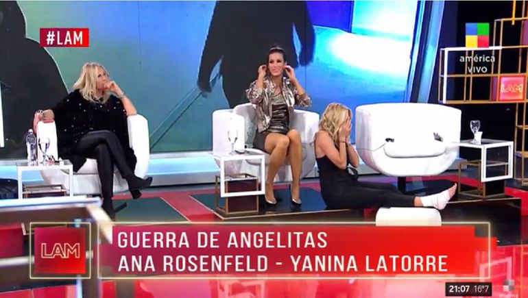 La fuerte caída de Yanina Latorre al aire de LAM