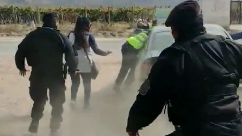 Salta: automovilista embistió a docentes que realizaban un piquete