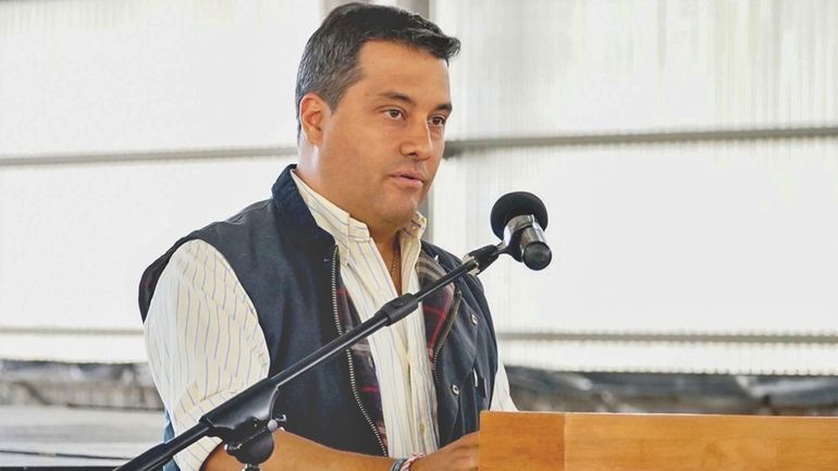 Carlos Koopmnann, intendente de Zapala. Carlos Koopmnann, intendente de Zapala.