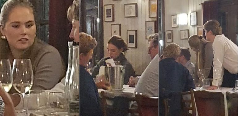 Las hijas de Máxima Zorreguieta salieron a comer Las hijas de Máxima Zorreguieta salieron a comer