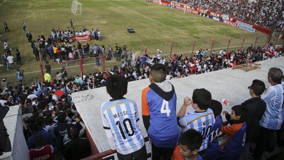 La Selección argentina hizo felices a miles de niños