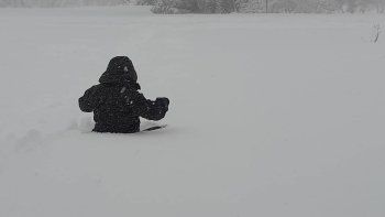 Caviahue cubierto de nieve. Caviahue cubierto de nieve.
