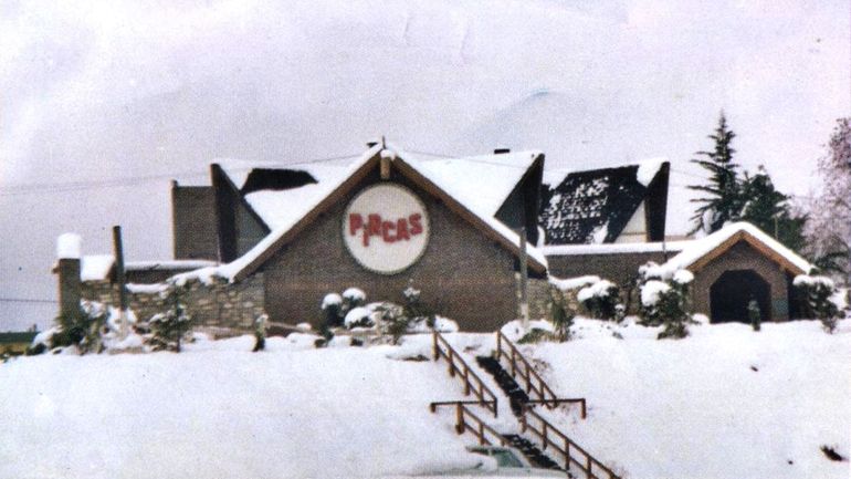 La foto de una nevada que revive recuerdos del icónico boliche Pirkas