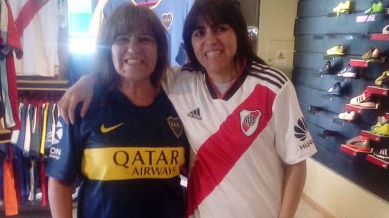 La familia del Huevo Acuña,  dividida por el River-Boca