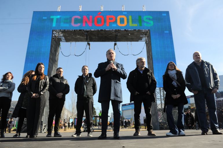 Alberto: Qué suerte que Cristina haya creado Tecnópolis