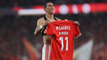 Ángel Di María celebró tras anotar un gol clave. Ángel Di María celebró tras anotar un gol clave.