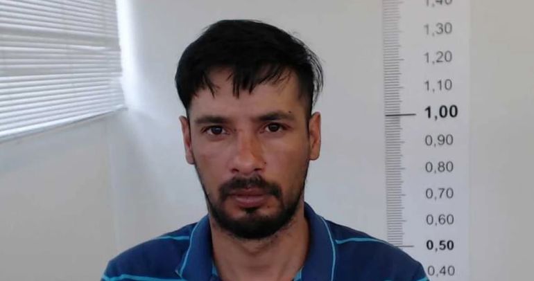 Portillo en 2020, cuando fue detenido por primera vez en Chubut. Portillo en 2020, cuando fue detenido por primera vez en Chubut.