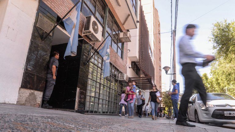 La audiencia donde se planteó la suspensión de juicio a prueba se realizó en la sede judicial de calle Yrigoyen.