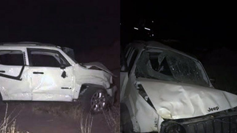 Se quedó dormido, volcó sobre la Ruta 151 y se salvó de milagro