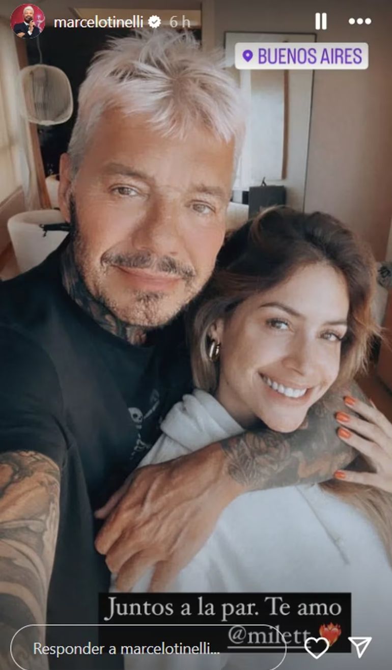 Marcelo Tinelli y Milett Figueroa Marcelo Tinelli y Milett Figueroa