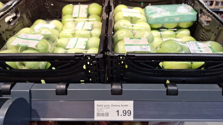 La mayor parte de las variedades de manzana está sufriendo la baja de precios. Alemania es donde más se refleja esta crisis. (Foto tomada en la semana 18 del 2026) La mayor parte de las variedades de manzana está sufriendo la baja de precios. Alemania es donde más se refleja esta crisis. (Foto tomada en la semana 18 del 2026)