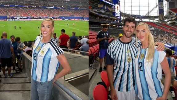 Inglesa y futbolista, la novia de Marcos Senesi reveló como vivió el partido de Argentina - Inglaterra.