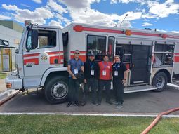 La Asociación de Bomberos Voluntarios de Sierra Grande participó de una jornada de capacitación en Cutral Có. La Asociación de Bomberos Voluntarios de Sierra Grande participó de una jornada de capacitación en Cutral Có.