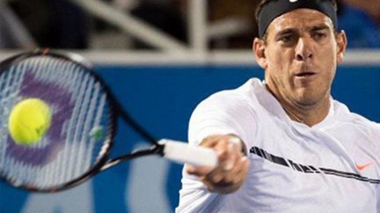 Delpo va ganando confianza con las victorias en este inicio de año.