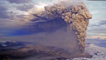 Una impactante toma del volcán (Foto de Diego Spatafore)