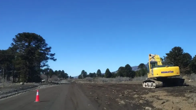 Los trabajos en la ruta 60 en Neuquén