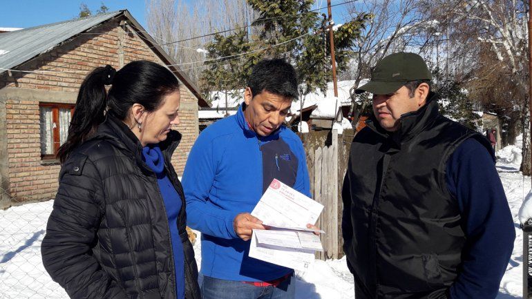 Los candidatos de Libres del Sur estuvieron en la zona cordillerana.