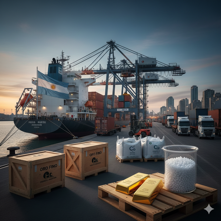 Récord minero en Argentina: Los metales que impulsan las exportaciones un 56%