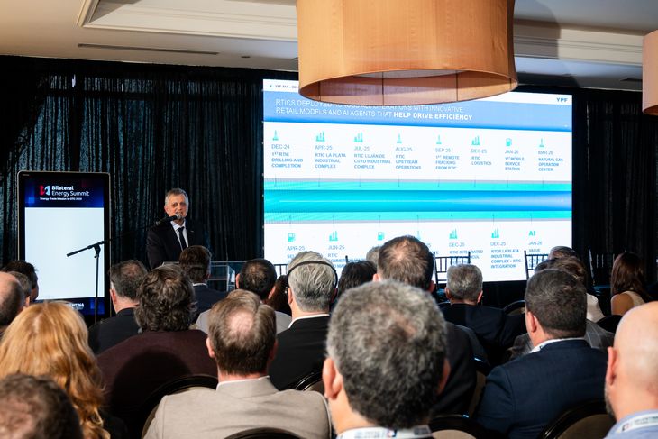 Horacio Marín proyectó un fuerte crecimiento de YPF. Horacio Marín proyectó un fuerte crecimiento de YPF.