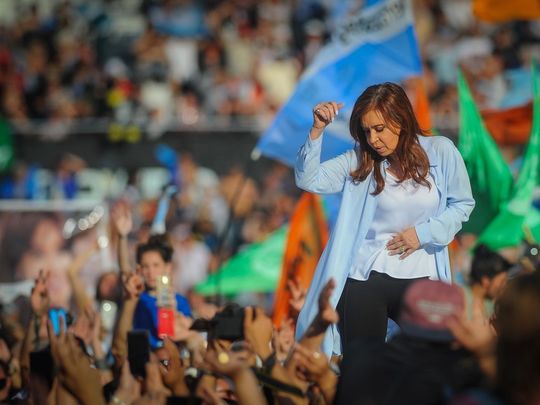 La expresidenta de la Nación, Cristina Ferández, es una de las beneficiadas con la caída del proyecto de Ficha Limpia.