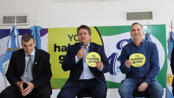 El intendente Mariano Gaido realizó la presentación del plan municipal para comercios e industrias / Foto&nbsp;
