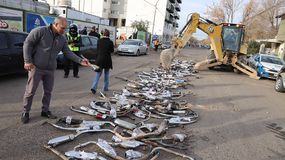 Durante el 2025 se compactaron 260 caños de escape secuestrados durante controles en la vía pública.&nbsp;