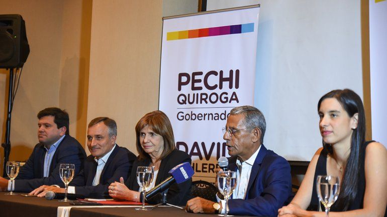 Quiroga recibió el respaldo de Patricia Bullrich