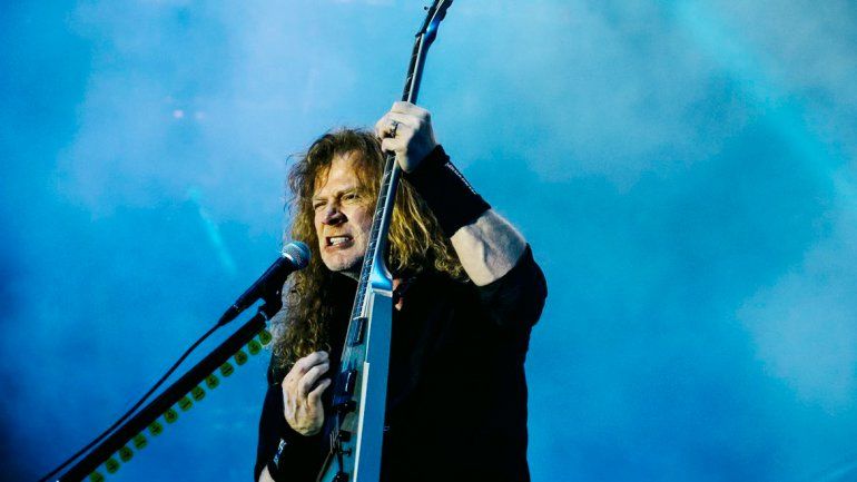Dave Mustaine alegró a los metaleros valletanos con un rotundo Yes