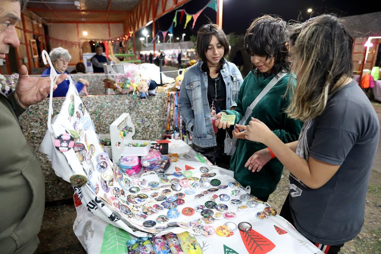 Con viento comenzó la Expo Plottier 2025 / Foto