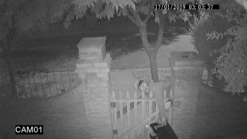 Se robó una computadora y quedó escrachado por las cámaras