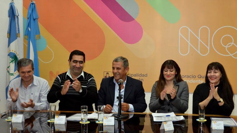 El intendente hizo el anuncio de las obras esta mañana.