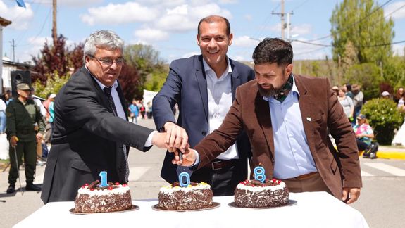 Loncopué celebró 108 años con obras y muchos anuncios