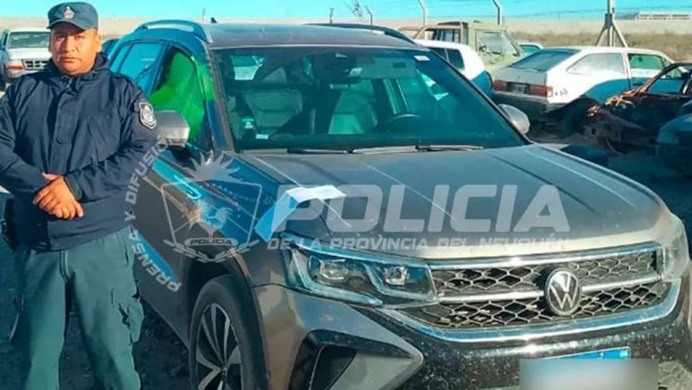 La camioneta del pastor fue encontrada en Neuquén tras el alerta de un vecino.