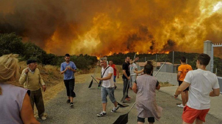 Este año ya se quemaron casi 400 mil hectáreas entre Portugal y Galicia.