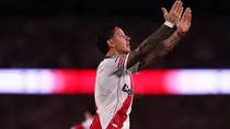 Driussi anotó el primer gol de River. Driussi anotó el primer gol de River.