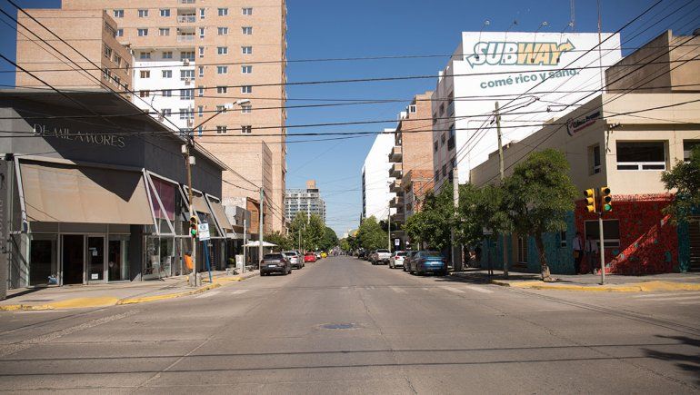 Postales de una jornada con calles desiertas