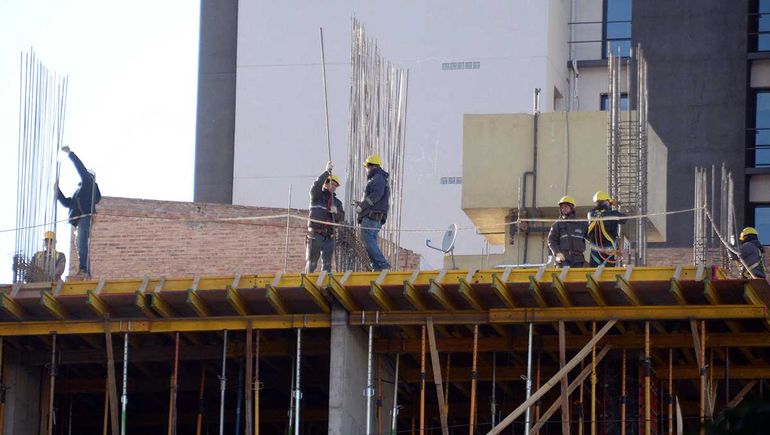 La construcción tuvo un leve repunte