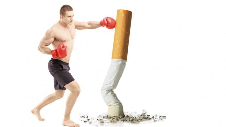 El éxito de aquellos que dejaron el cigarrillo de manera abrupta en el estudio realizado fue del 49%.