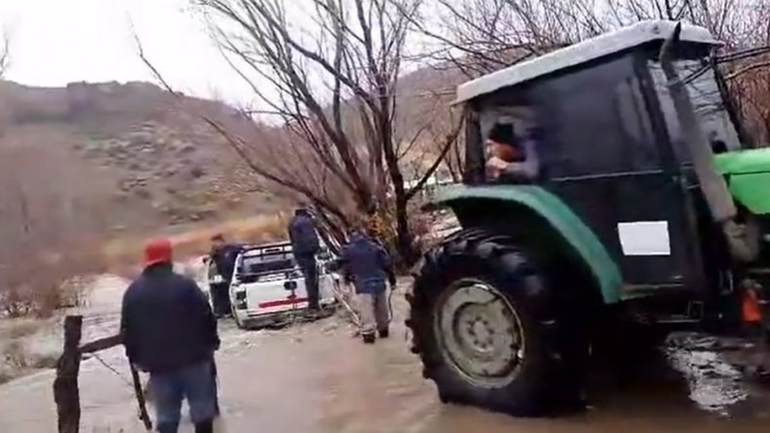 Las lluvias afectaron al norte de Neuquén. Las lluvias afectaron al norte de Neuquén.