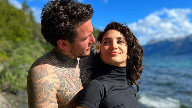 Alex Caniggia y Melody Luz.