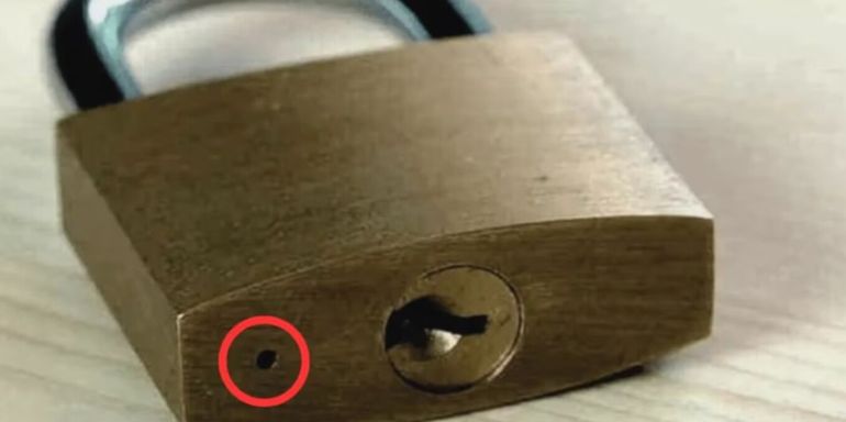 ¿Para qué sirve el misterioso agujerito de los candados?