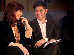 Cristina Fernández y Axel Kicillof, dos funcionarios de peso en el oficialismo.