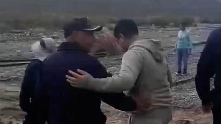 El reencuentro de Olivares con sus compañeros. El reencuentro de Olivares con sus compañeros.