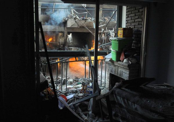 Imágenes de la tragedia