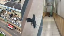 La Policía confirmó que el alumno usó un arma de su padrastro dentro de la escuela. La Policía confirmó que el alumno usó un arma de su padrastro dentro de la escuela.